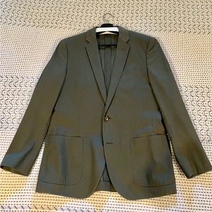 J.Crew Ludlow Hunter Green Cotton Blazer in Size 40